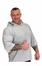 Футболка Мужская с капюшеном GET BIG св.серая / 4490 купить в хабаровске купить в хабаровске