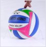 Мяч волейбольный BEACH VOLLEYBALL бел/син/роз/зеленый 1-2855 купить в хабаровске купить в хабаровске