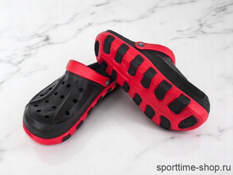 Сланцы CROCS черный/красный / 3536 купить в хабаровске купить в хабаровске
