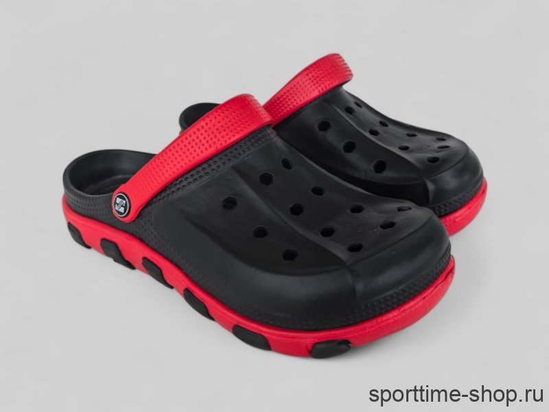 Сланцы CROCS черный/красный / 3536 купить в хабаровске купить в хабаровске