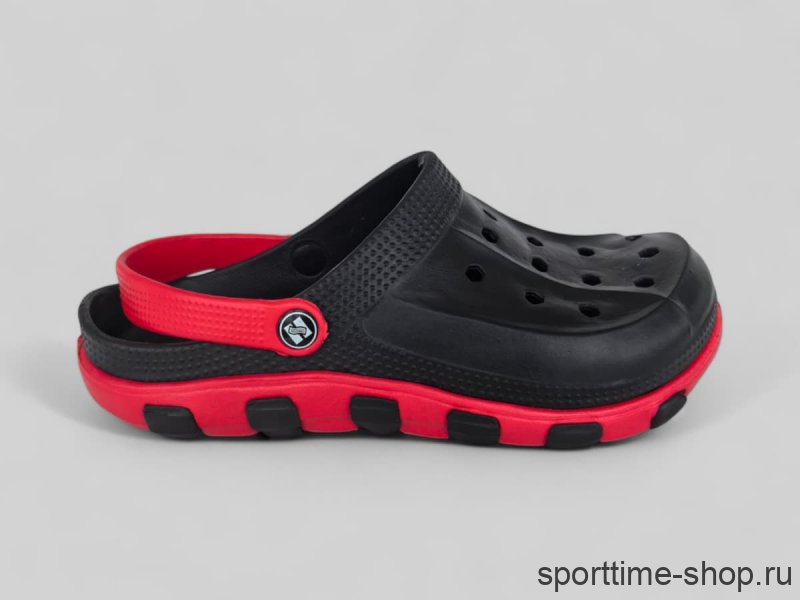 Сланцы CROCS черный/красный / 3536 купить в хабаровске купить в хабаровске