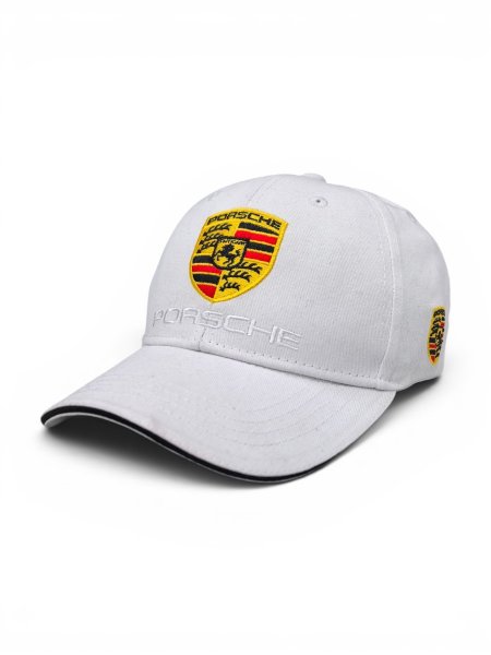 Бейсболка PORSCHE хлопковая белая / 3038 купить в хабаровске купить в хабаровске