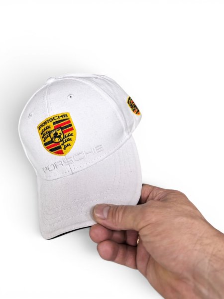 Бейсболка PORSCHE хлопковая белая / 3038 купить в хабаровске купить в хабаровске