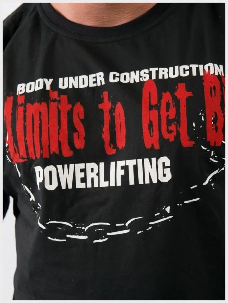 Футболка Мужская бодибилдинг GET BIG NO LIMITS черная, 3818 купить в хабаровске купить в хабаровске