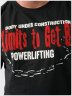 Футболка Мужская бодибилдинг GET BIG NO LIMITS черная, 3818 купить в хабаровске купить в хабаровске
