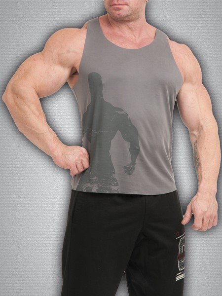 Майка GET BIG серая 3466 купить в хабаровске купить в хабаровске
