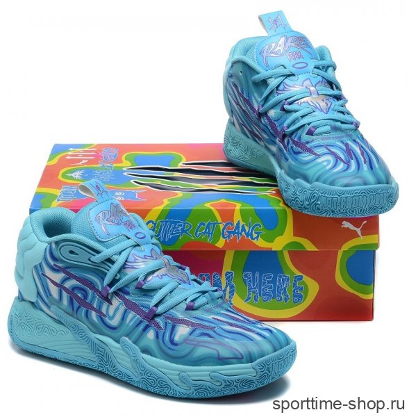 Баскетбольные кроссовки PUMA MB.03 голубые 4767 EUR купить в хабаровске купить в хабаровске