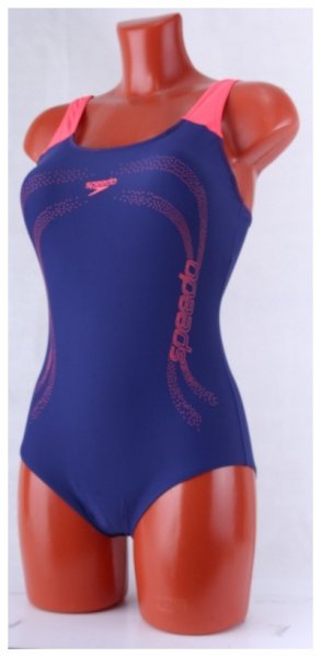 8739_1 Купальник спортивный SPEEDO синий купить в хабаровске купить в хабаровске