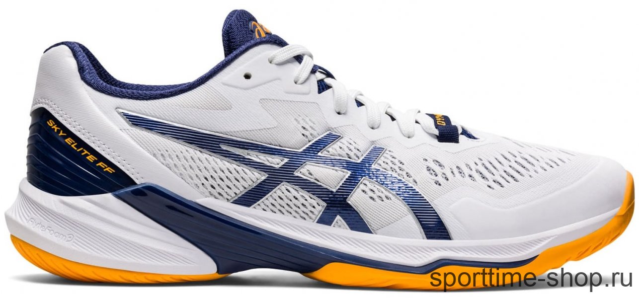 Кроссовки волейбольные Asics Volleyball белый/синий / 5881 купить в хабаровске купить в хабаровске