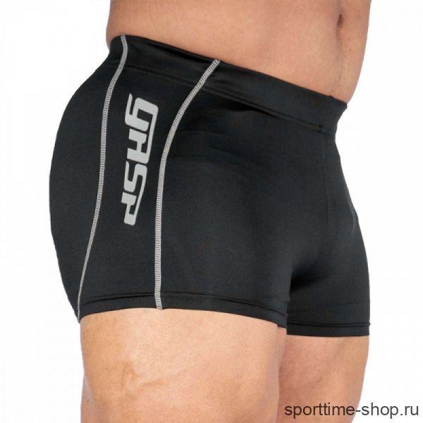 Короткие облегающие шорты GASP Logo Hotpant, Blaсk (220112-999) купить в хабаровске купить в хабаровске