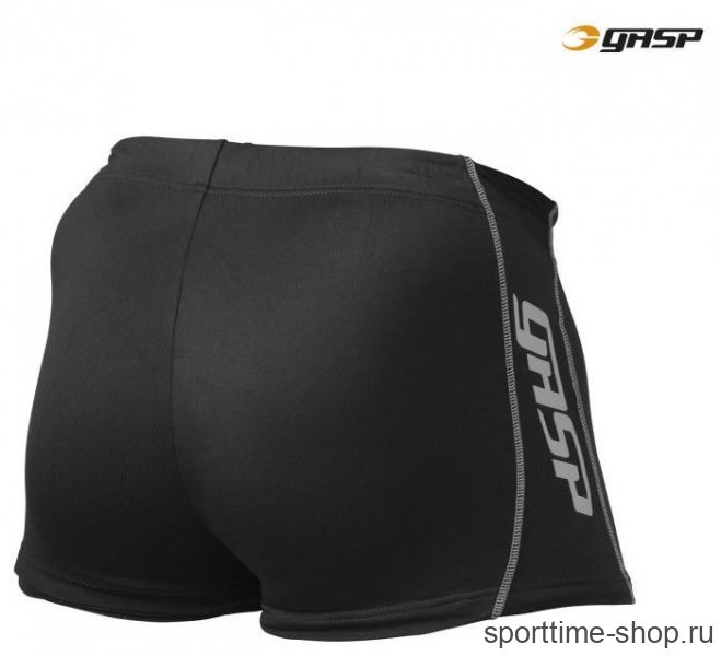 Короткие облегающие шорты GASP Logo Hotpant, Blaсk (220112-999) купить в хабаровске купить в хабаровске