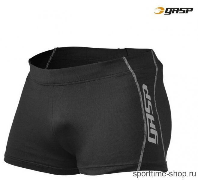 Короткие облегающие шорты GASP Logo Hotpant, Blaсk (220112-999) купить в хабаровске купить в хабаровске
