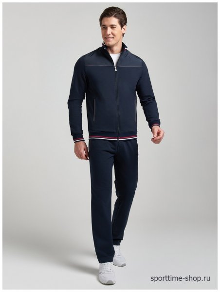 Спортивный костюм Мужской хлопковый темно-синий 5591 купить в хабаровске купить в хабаровске