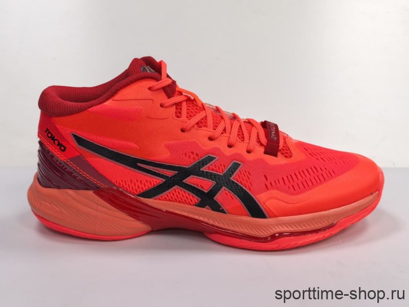 Кроссовки волейбольные Asics Volleyball красные / 5884 купить в хабаровске купить в хабаровске