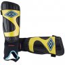 Щитки футбольные UMBRO Neo Shield W/Sock черный/желтый/голубой купить в хабаровске купить в хабаровске