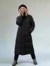Куртка женская удлиненная LUXURY FASHION черная / 08-1 купить в хабаровске купить в хабаровске