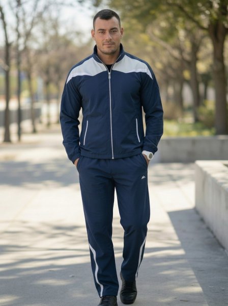 Костюм спортивный мужской MASTER SPORT синий / 157-003A купить в хабаровске купить в хабаровске