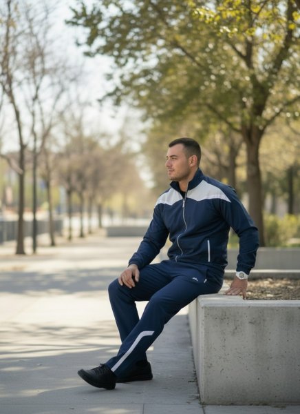 Костюм спортивный мужской MASTER SPORT синий / 157-003A купить в хабаровске купить в хабаровске