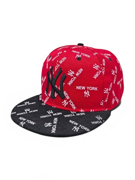 Бейсболка SNAPBACK NEW YORK красная/черная / 4237 купить в хабаровске купить в хабаровске
