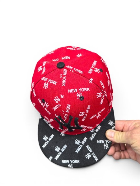 Бейсболка SNAPBACK NEW YORK красная/черная / 4237 купить в хабаровске купить в хабаровске