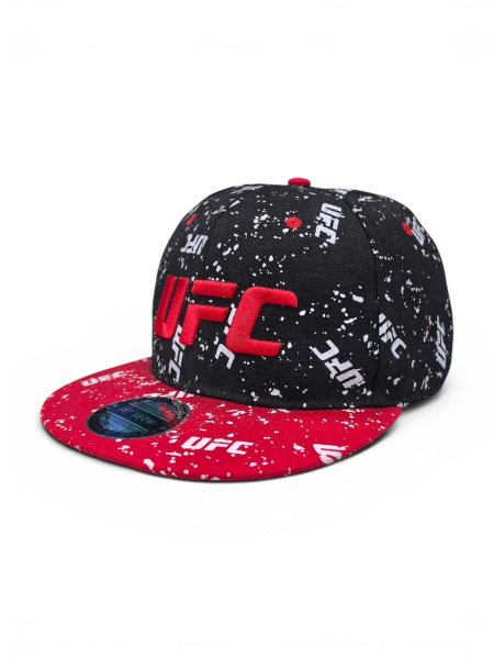 Бейсболка SNAPBACK UFC черная с красным козырьком / 6747 купить в хабаровске купить в хабаровске
