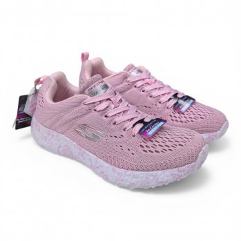 Кроссовки женские летние Skechers розовые / 12739