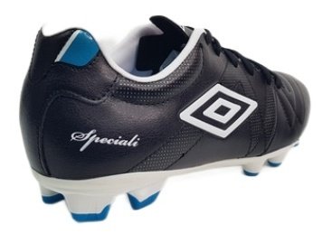 Бутсы футбольные UMBRO SPECIALI 3 CUP-A HG 13 шипов чёрный/белый/голубой (80522-YW5) US купить в хабаровске купить в хабаровске