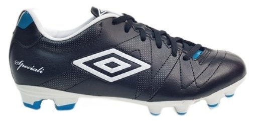 Бутсы футбольные UMBRO SPECIALI 3 CUP-A HG 13 шипов чёрный/белый/голубой (80522-YW5) US купить в хабаровске купить в хабаровске