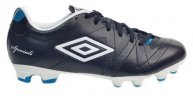 Бутсы футбольные UMBRO SPECIALI 3 CUP-A HG 13 шипов чёрный/белый/голубой (80522-YW5) US купить в хабаровске купить в хабаровске