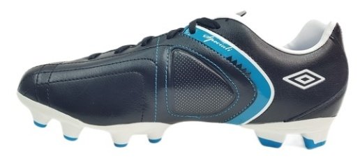 Бутсы футбольные UMBRO SPECIALI 3 CUP-A HG 13 шипов чёрный/белый/голубой (80522-YW5) US купить в хабаровске купить в хабаровске