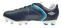Бутсы футбольные UMBRO SPECIALI 3 CUP-A HG 13 шипов чёрный/белый/голубой (80522-YW5) US купить в хабаровске купить в хабаровске