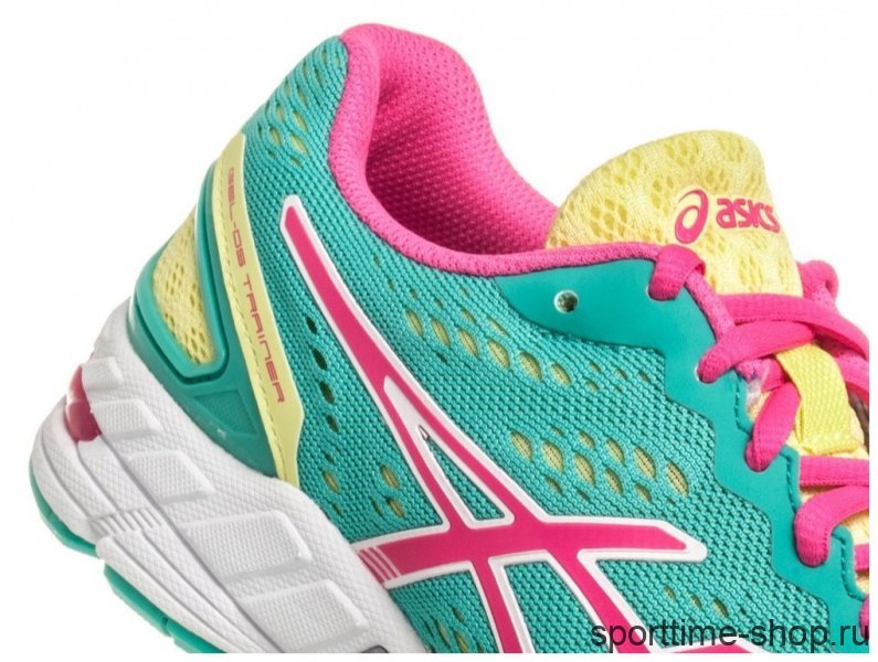Полумарафонки Женские Asics Gel-DS Trainer лайм/розовый  4721 купить в хабаровске купить в хабаровске