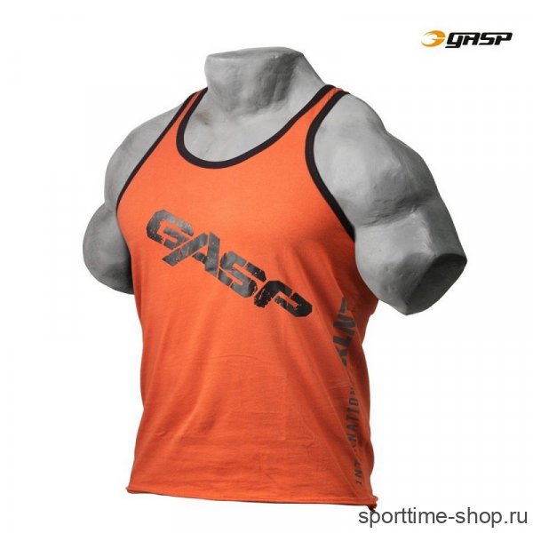 Спортивная майка GASP vintage T-back , оранжевая (220446-280) купить в хабаровске купить в хабаровске