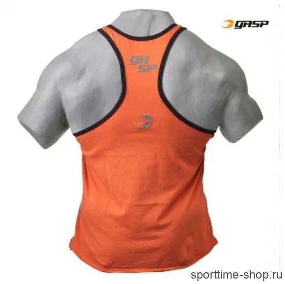 Спортивная майка GASP vintage T-back , оранжевая (220446-280) купить в хабаровске купить в хабаровске